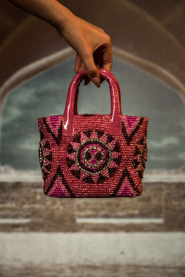 Small Arabia Patent Pop Tote