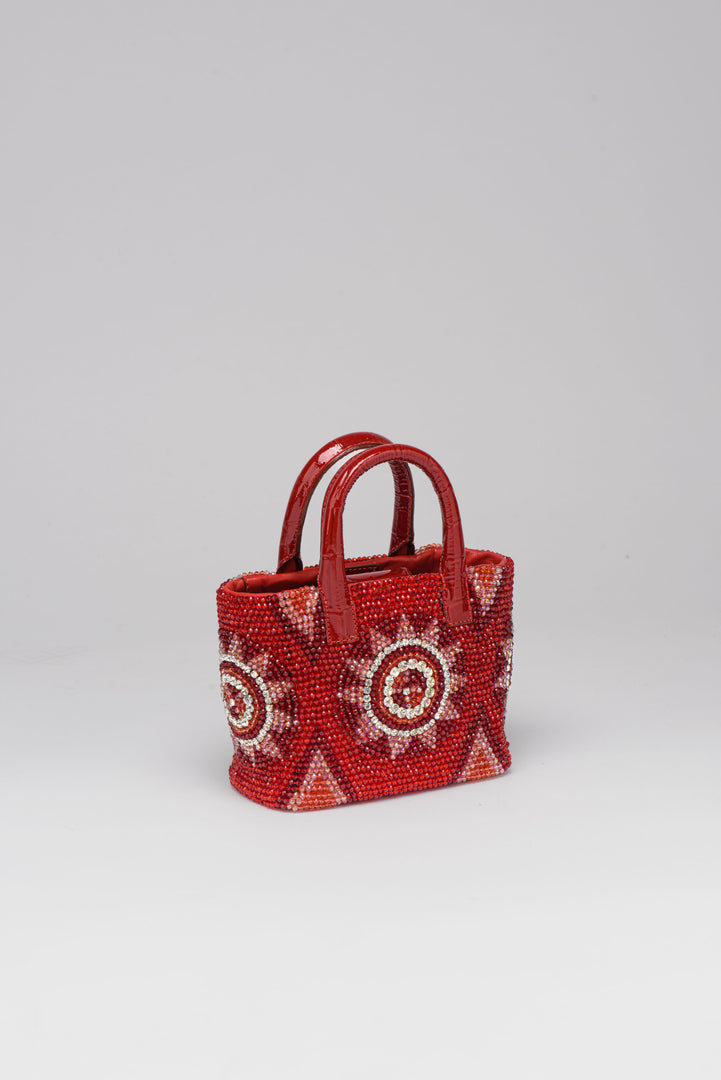 Small Arabia Patent Pop Tote