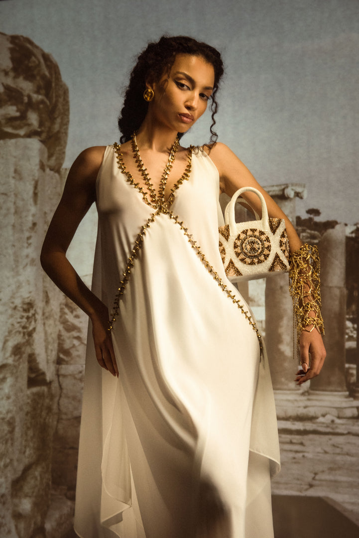 Small Arabia Patent Pop Tote