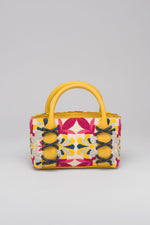 Load image into Gallery viewer, Small Kriss Lotus Carpet Wedge Tote
