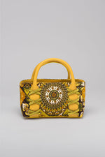 Load image into Gallery viewer, Small Kriss Mandala Carpet Wedge Tote
