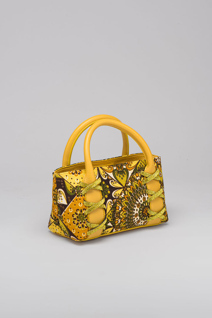 Small Kriss Mandala Carpet Wedge Tote