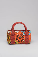 Load image into Gallery viewer, Small Kriss Patchwork Carpet Wedge Tote