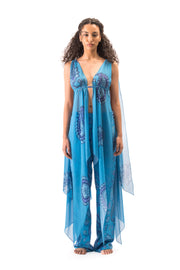 Far Crystal Backless Dress